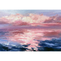   abstract ocean sunset canvas print