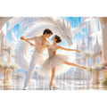 fantasy dragon ballet canvas art living room