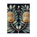   midnight banksia botanical canvas art