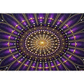   purple gold mandala canvas elegant decor