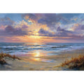   aerial beach canvas print coastal living room