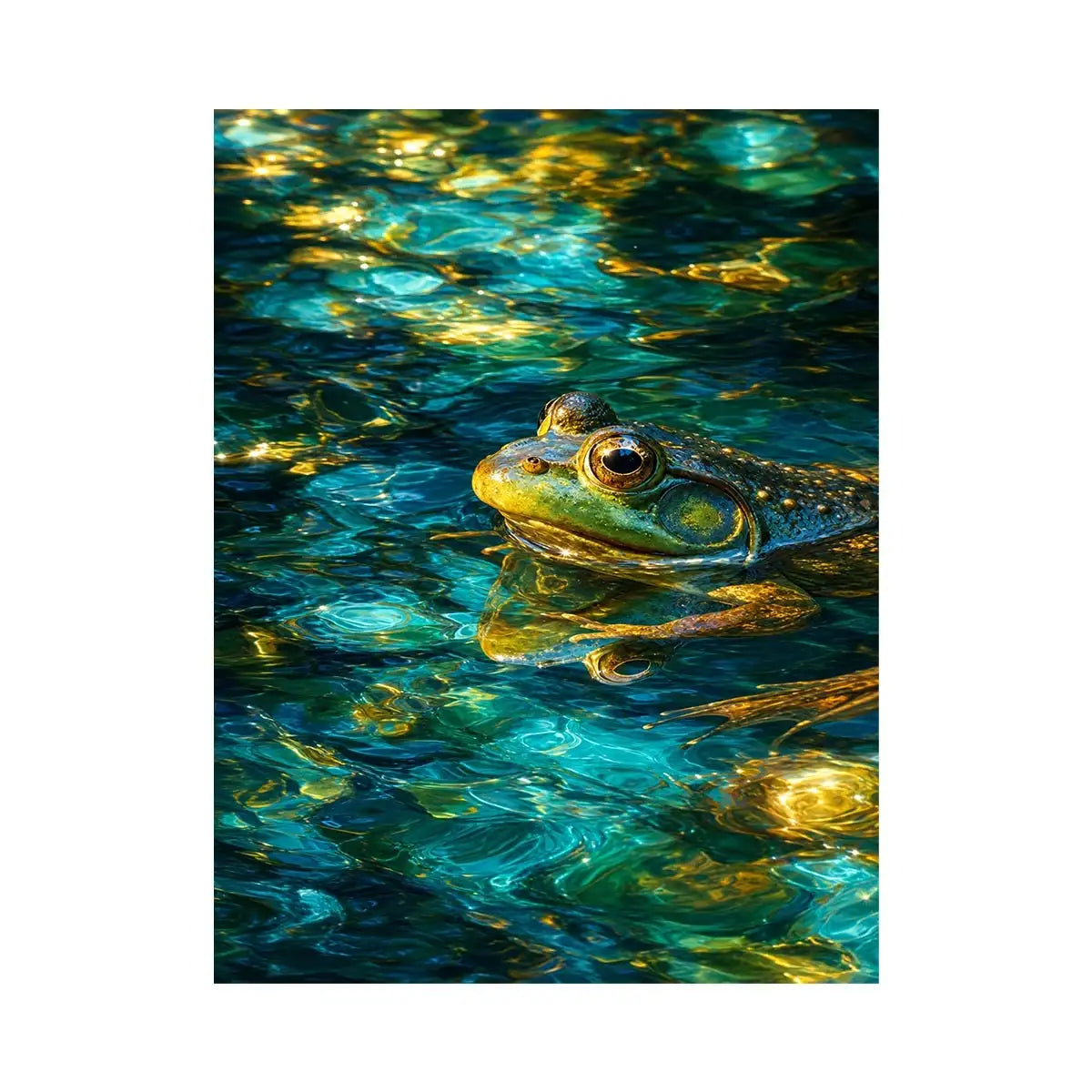   dreamy frog canvas art modern decor
