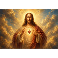   radiant sacred heart canvas classic decor