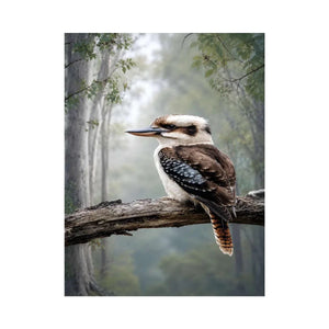   kookaburra forest bird canvas art