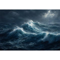   stormy ocean canvas art living room