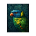   colorful lorikeet canvas art modern decor