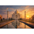   taj mahal canvas art elegant living room
