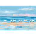 coastal beach umbrella canvas modern decor