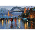 sydney harbour bridge cityscape canvas print