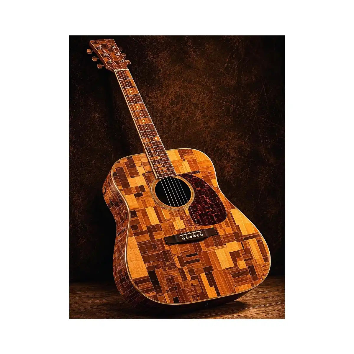 acoustic guitar music canvas art
