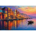 river city canvas print