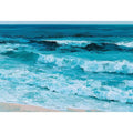 turquoise ocean wave canvas art