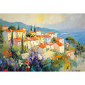 Seaside town Oil Painting