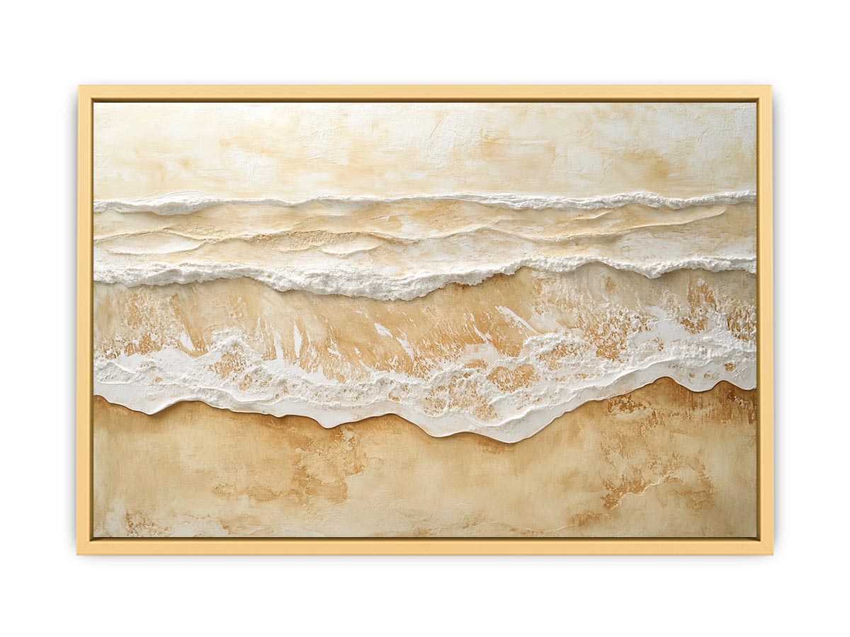 Brown Beach  Canvas Painting 
