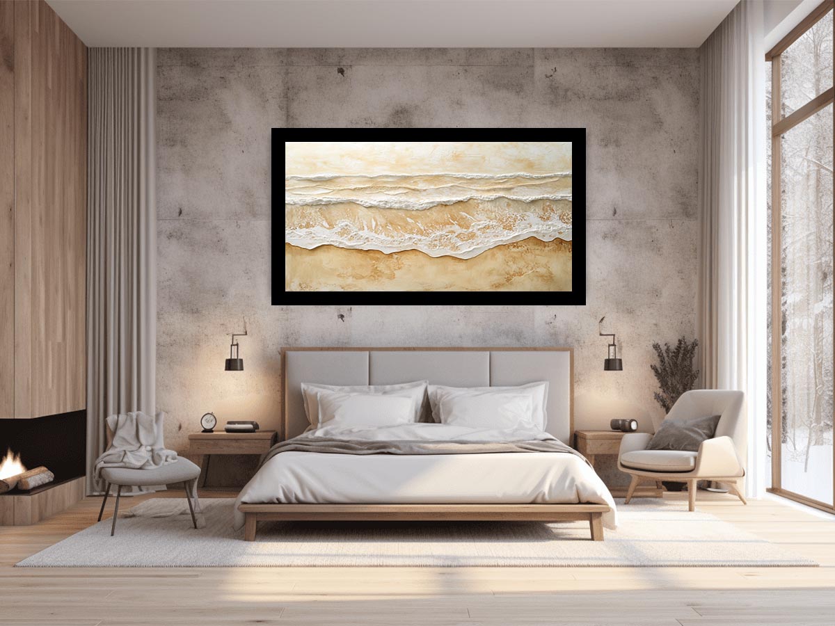 Brown Beach Painting 