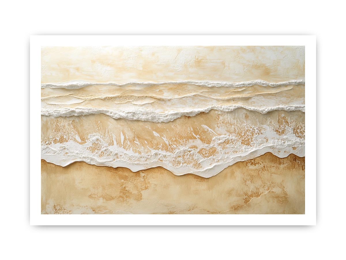 Brown Beach  Canvas Painting 