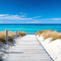 Dune Walkway Panoramic Canvas Print