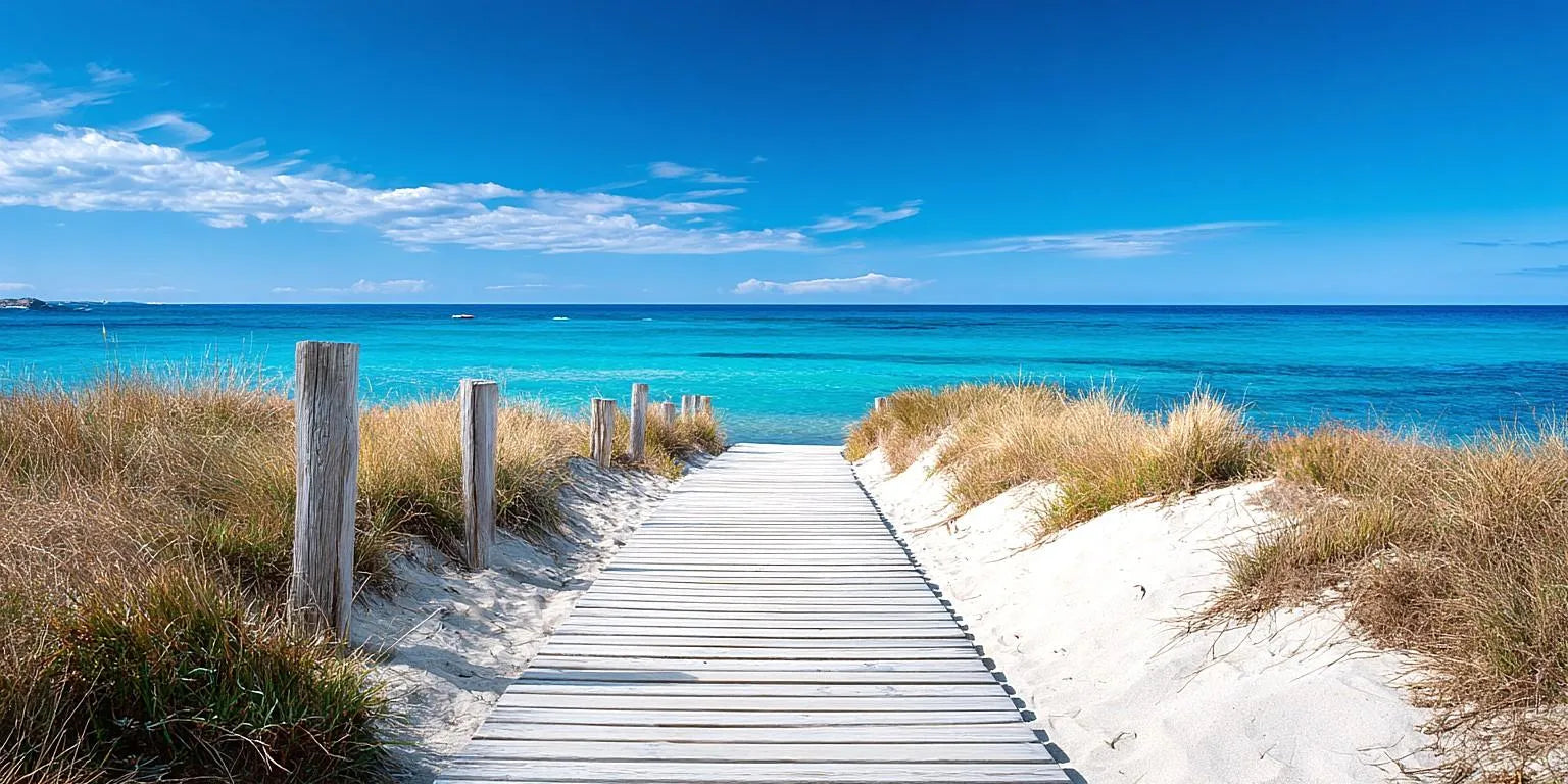Dune Walkway Panoramic Canvas Print