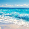Coastal Surge Panoramic Canvas Print