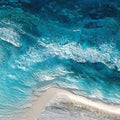 Ocean Veil Panoramic Canvas Print