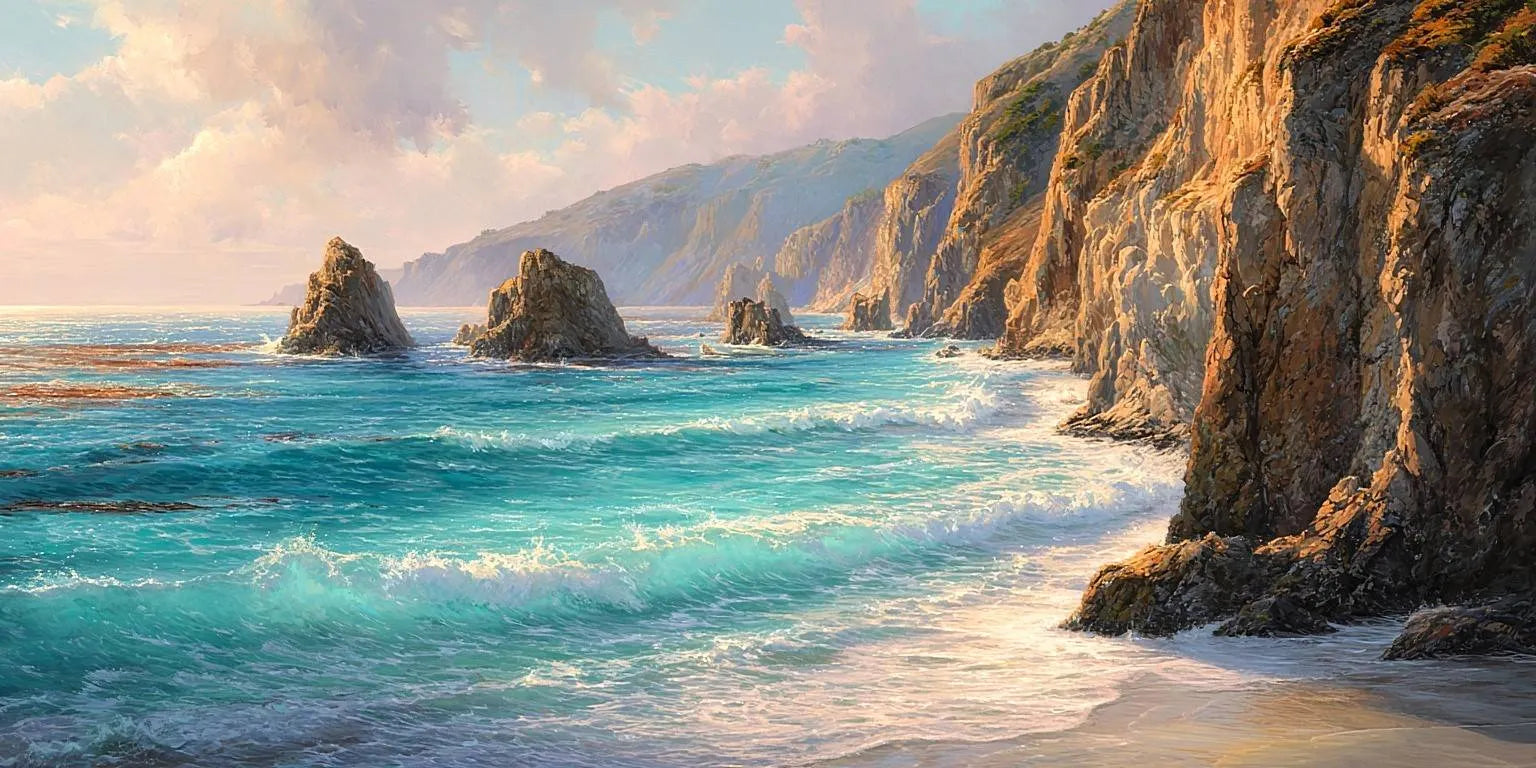Silent Tide Panoramic Canvas Print