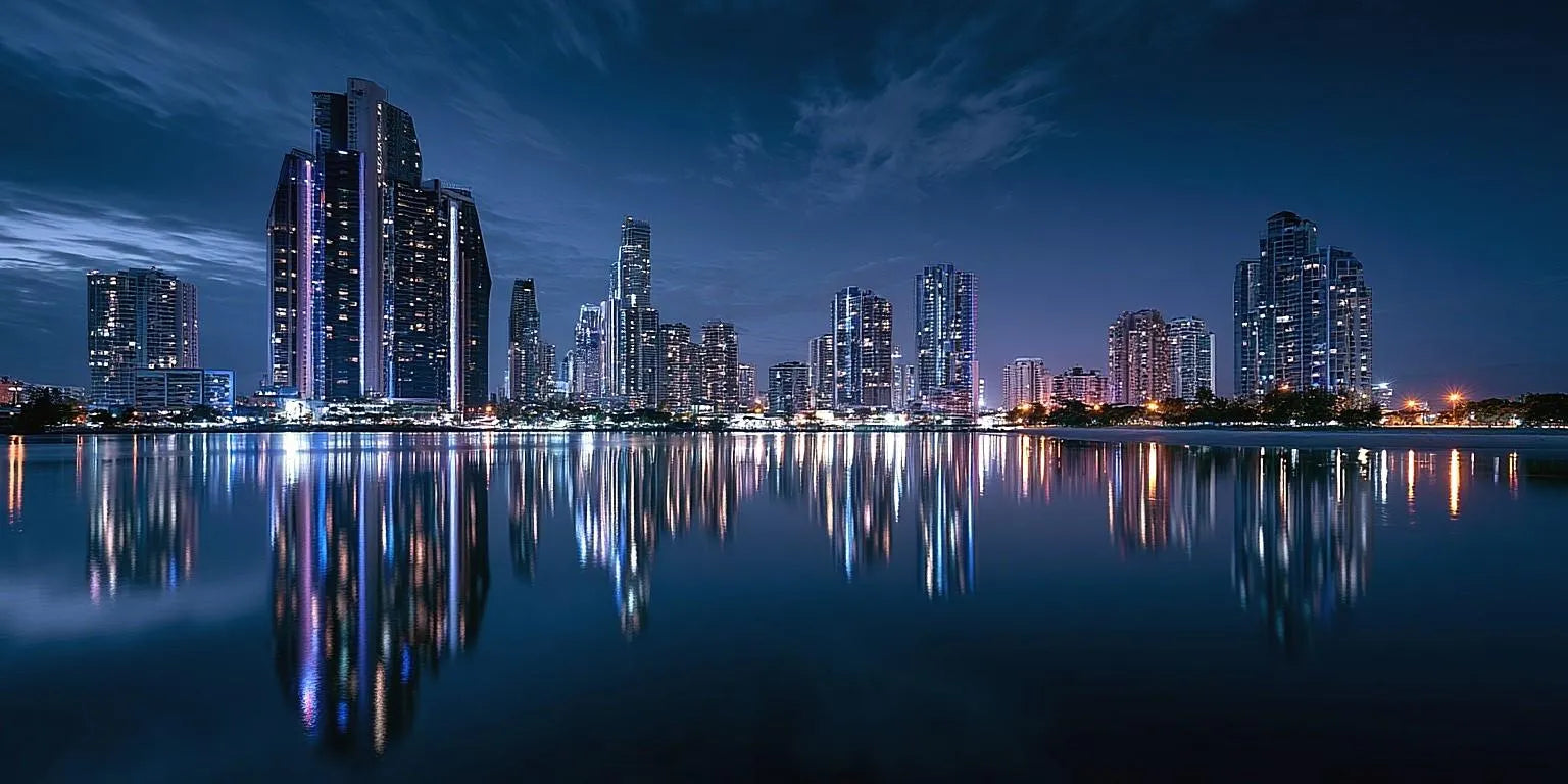 Gold Coast Nigh View Panoramic