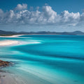 Whitehaven Beach Whitsundays Queensland Panoramic Canvas Print