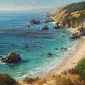 Pacific Headland Panoramic Canvas Print