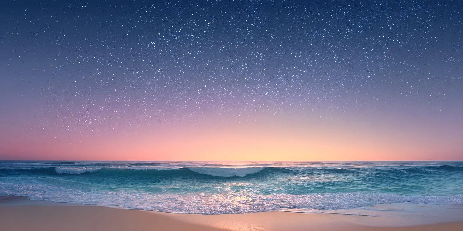 Celestial Tide Panoramic Canvas Print