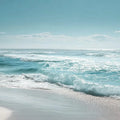 Silver Tide Panoramic Canvas Print