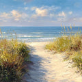Dune Pathway Panoramic Canvas Print