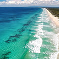 Endless Shoreline Panoramic Canvas Print