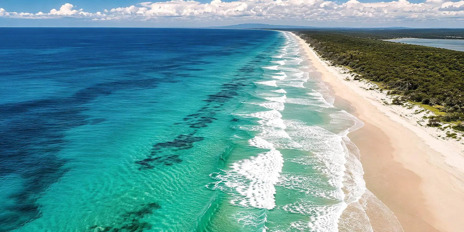 Endless Shoreline Panoramic Canvas Print