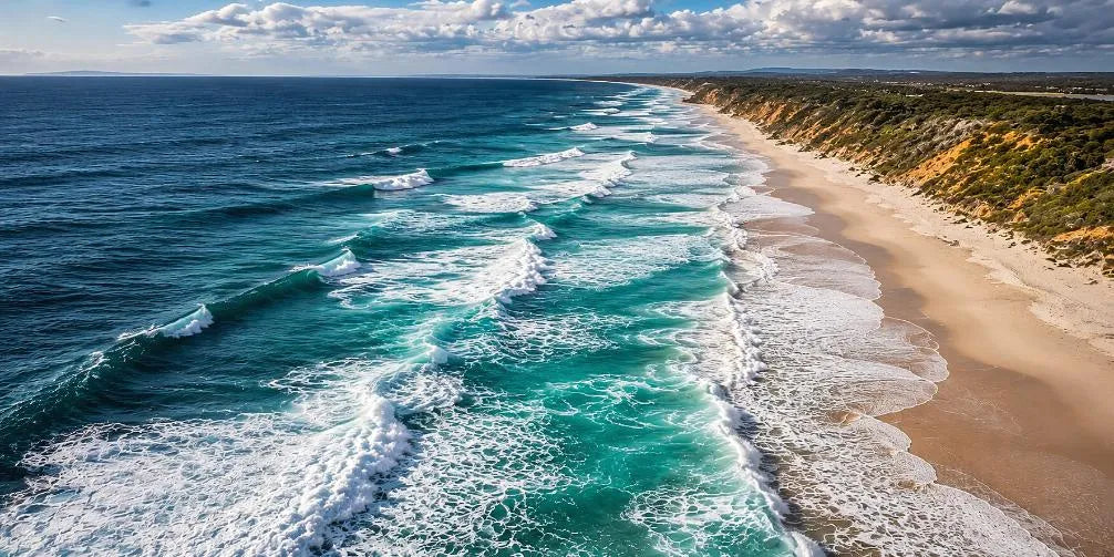Storm Coast Panoramic Canvas Print