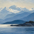 Blue Mountain Silence Panoramic Canvas Print