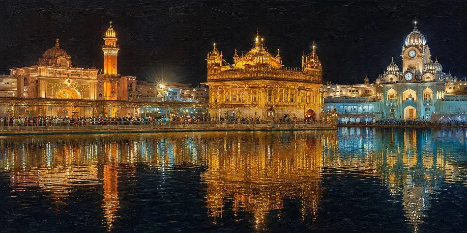 Sacred Reflections Panoramic Canvas Print
