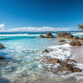 Byron Bay Wategos Beach Coastal Horizon Panoramic Canvas  Print