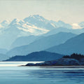 Alpine Bay Serenity Panoramic Canvas Print