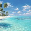 Tropical Serenity Panoramic Canvas Print