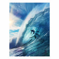 Ocean Surfer Wave Ride