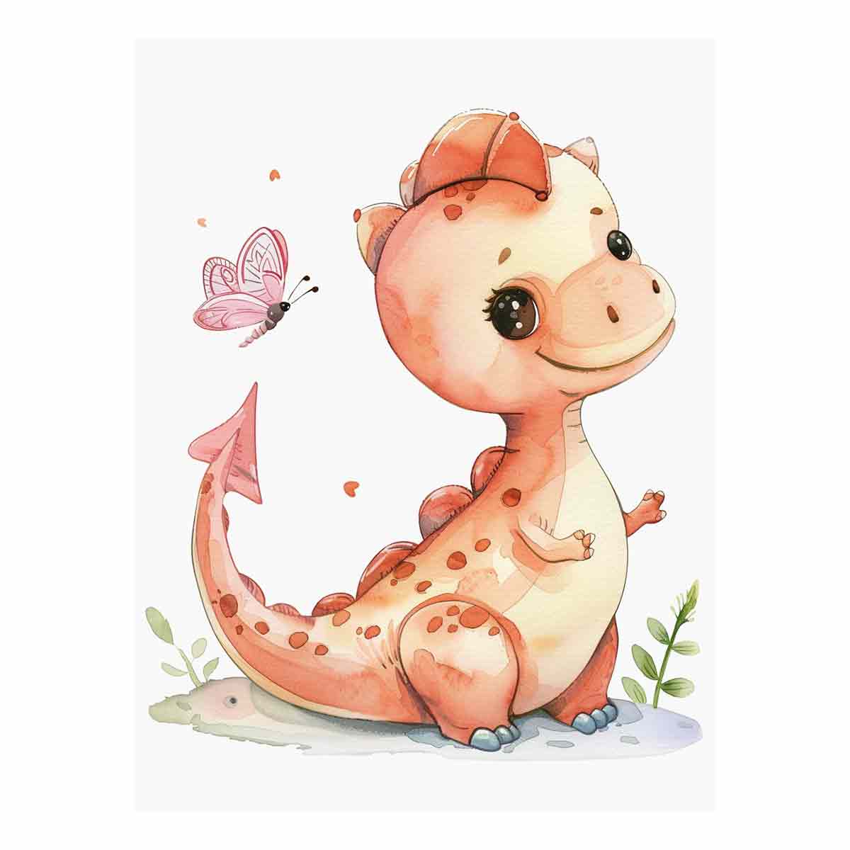 Playful Baby Dinosaur Adventure