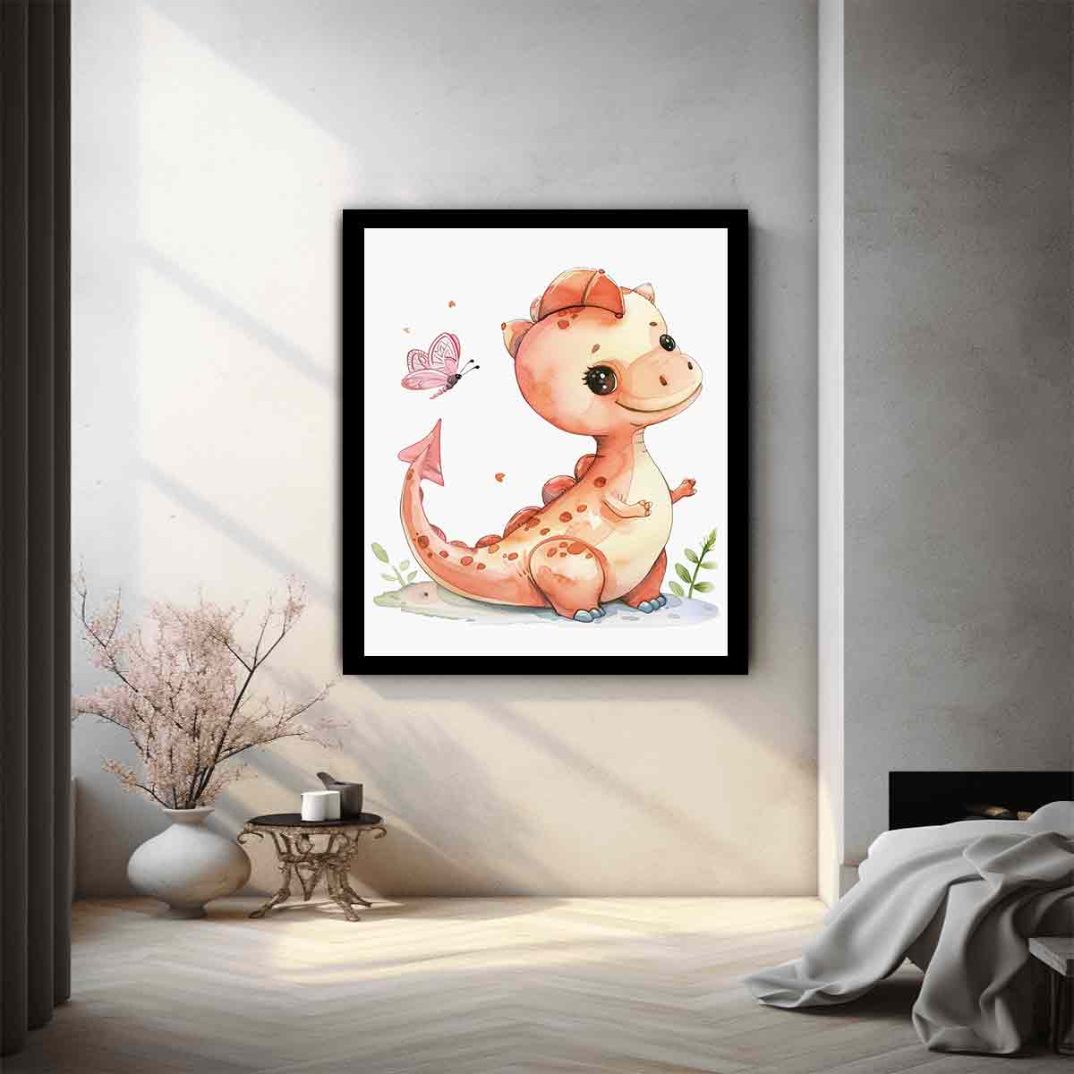Playful Baby Dinosaur Adventure