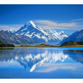 Mount Cook Scenic Panorama – Majestic Alpine Reflection