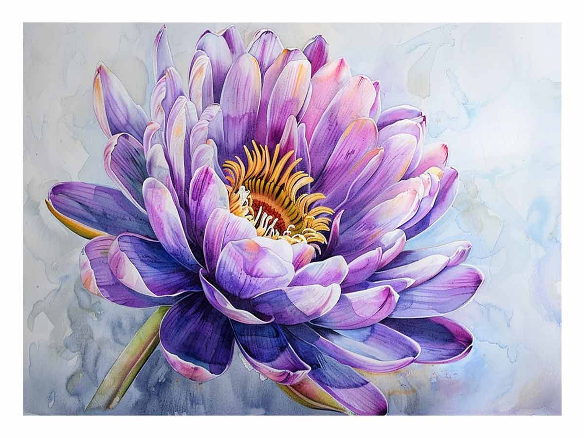 purple-water-lily-watercolor-canvas-sunm457