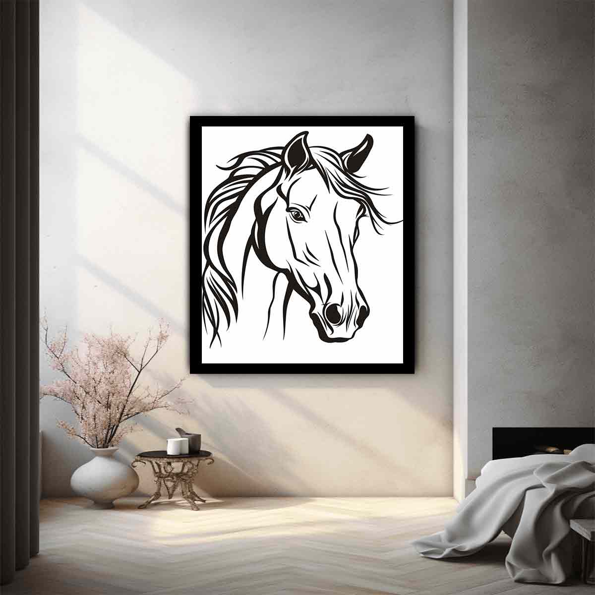 Majestic Running Horse Portrait