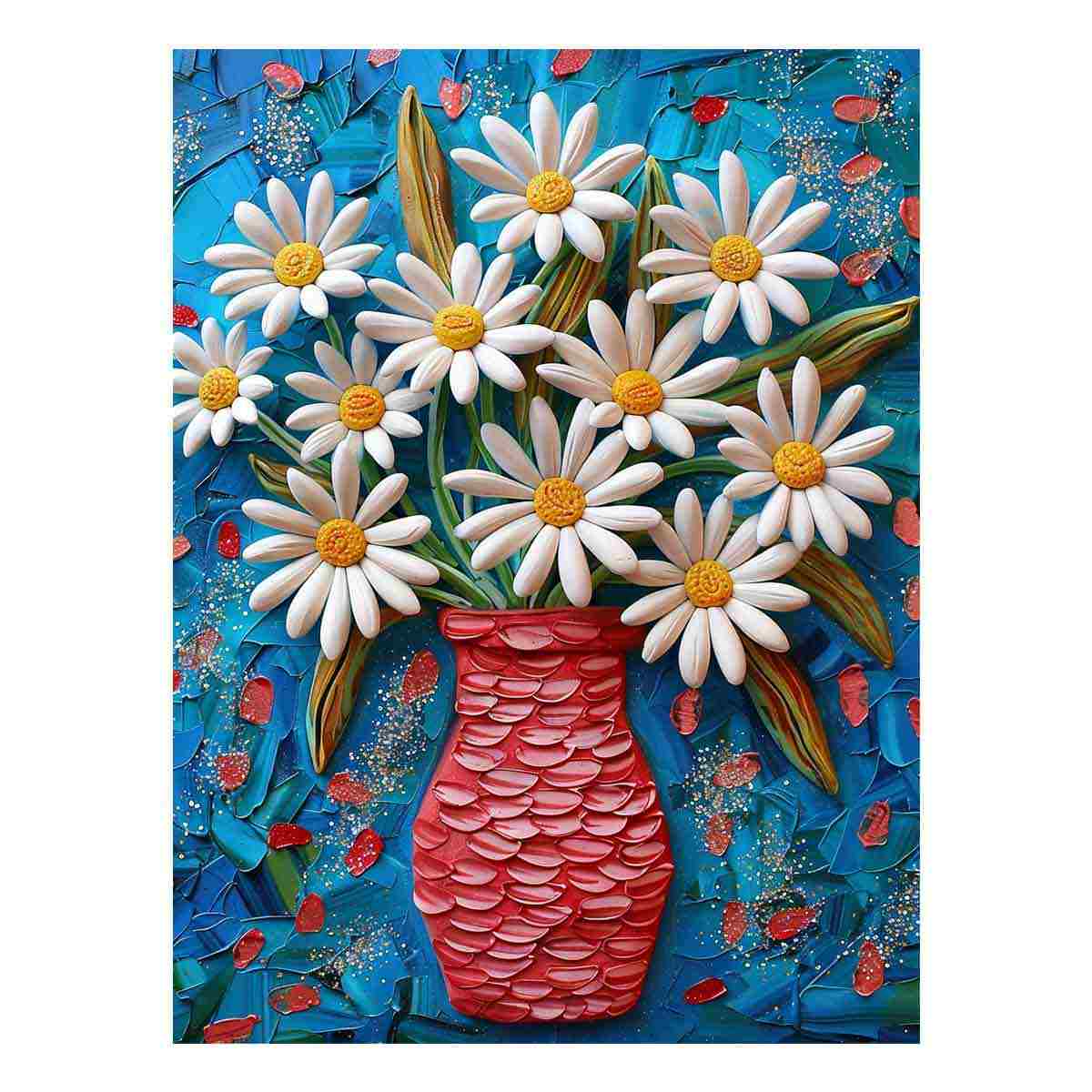 White Daisy Garden Bloom