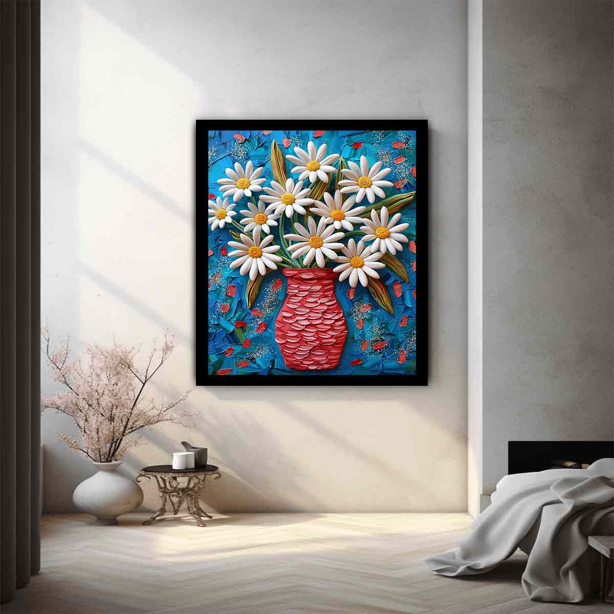 White Daisy Garden Bloom