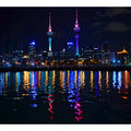 Auckland Skyline Harbour Lights