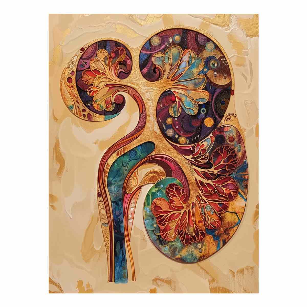 gold-kidney-botanical-canvas-office-sunm578-1