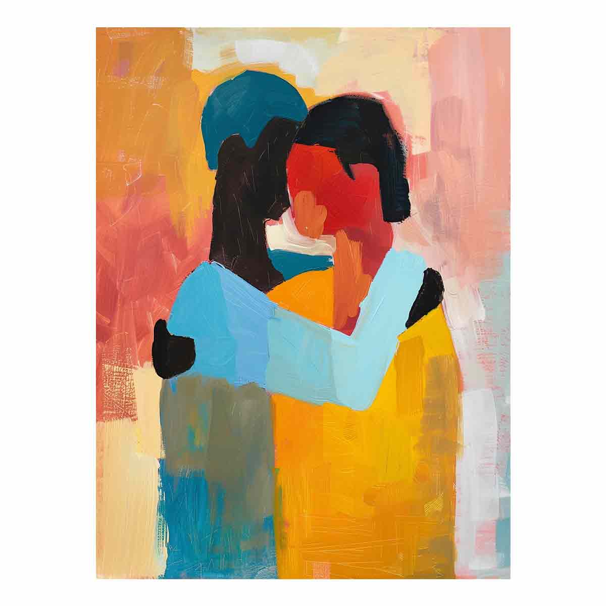 Abstract Embrace Emotional Flow